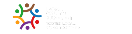local collab movement white letters